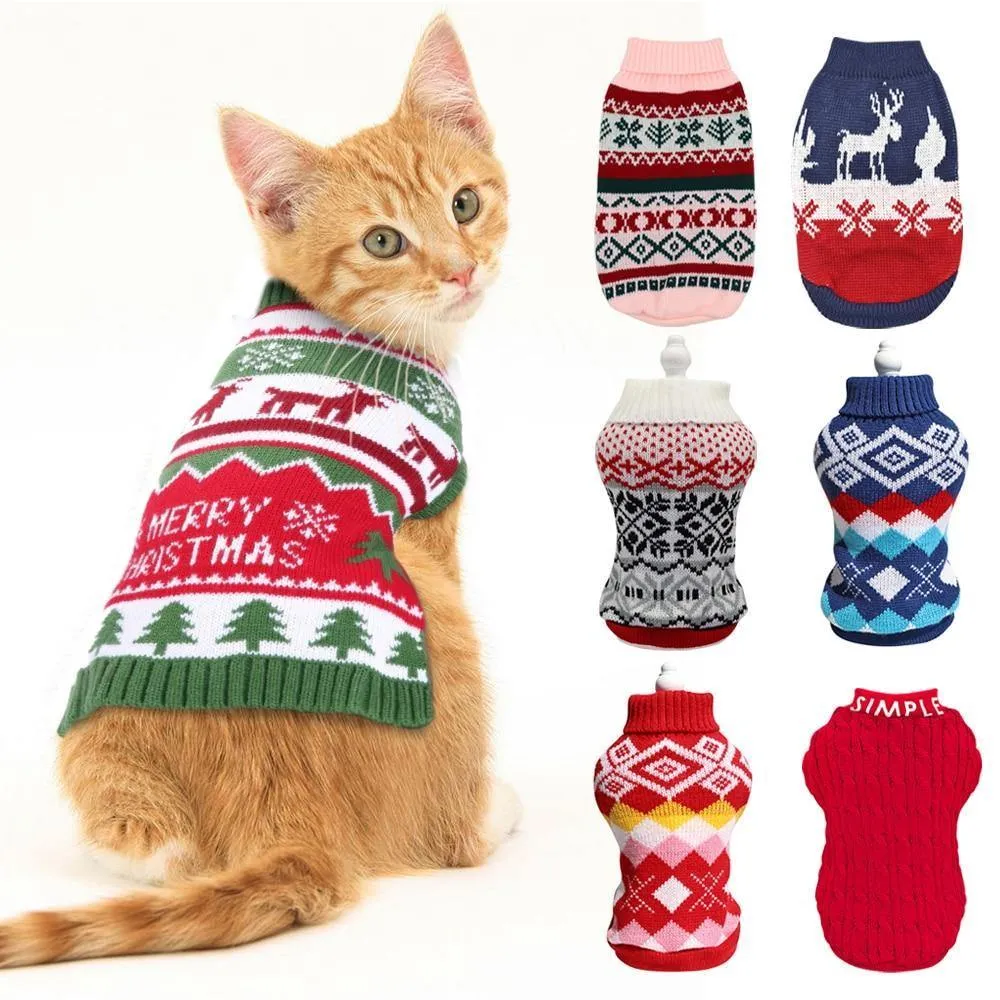 Printed Cat Sweater