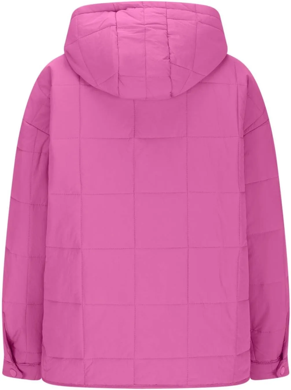 Quilted Puffer Jackets for Women Winter Coats Lightweight Warm Down Jacket Oversized Overcoats with Pockets
