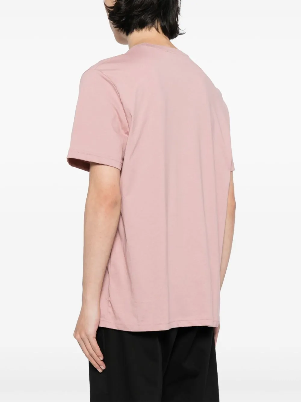 Ringer logo-embroidered T-shirt