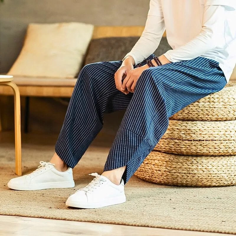 Ryker Pinstripe Loose Fit Pants