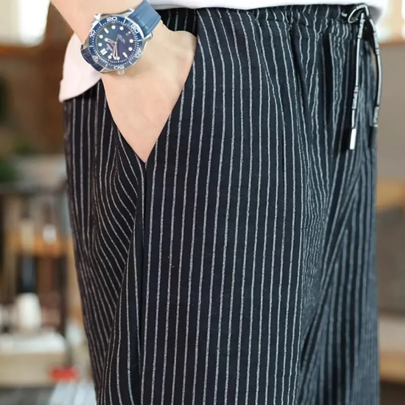 Ryker Pinstripe Loose Fit Pants