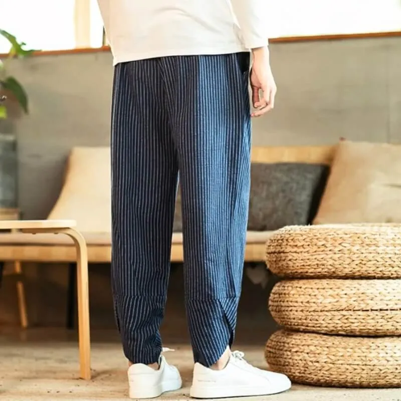 Ryker Pinstripe Loose Fit Pants