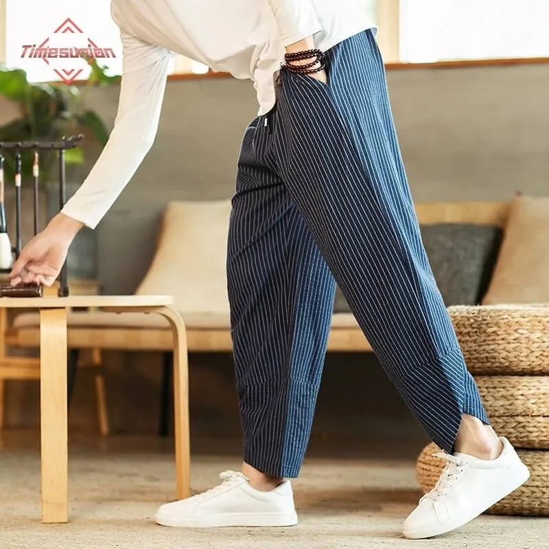 Ryker Pinstripe Loose Fit Pants