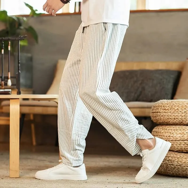 Ryker Pinstripe Loose Fit Pants