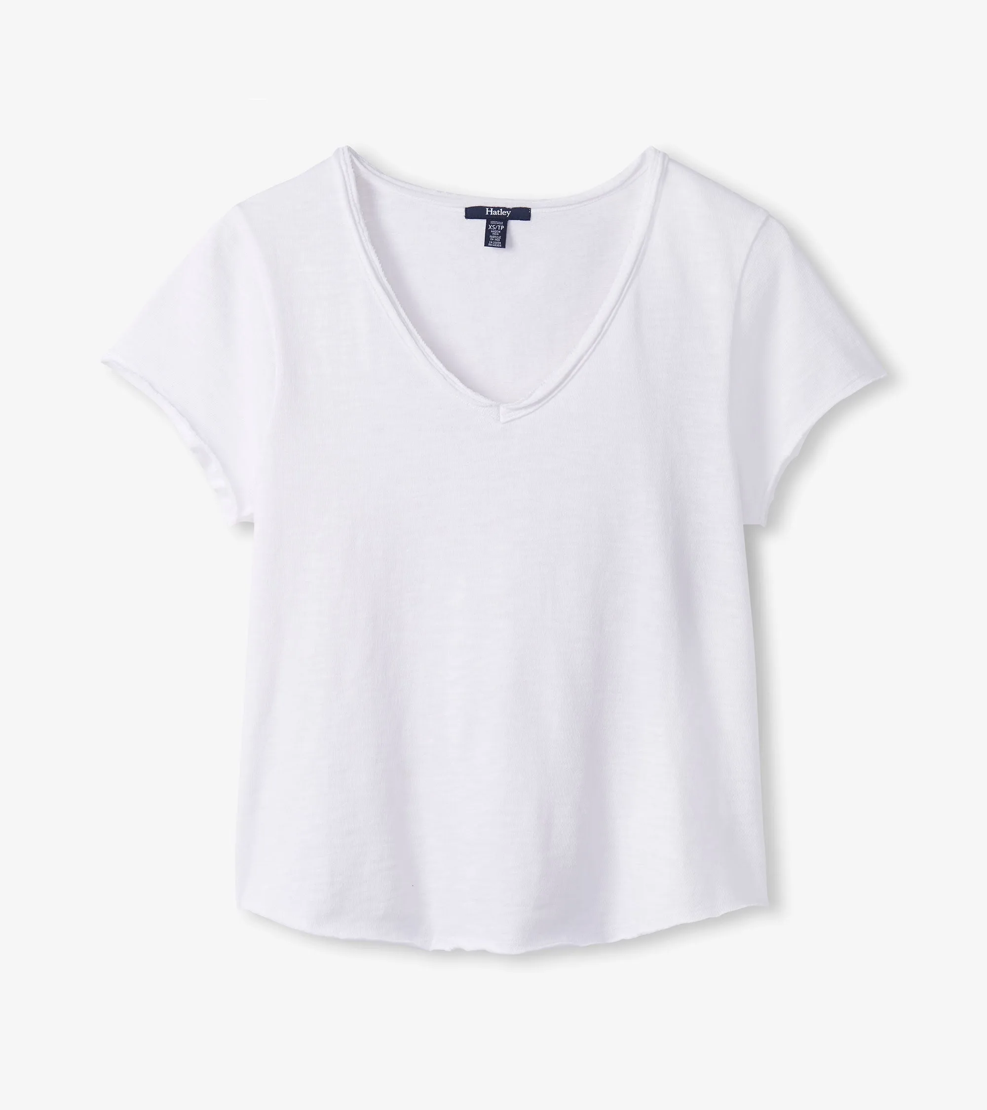 Sadie V-Neck Tee - White