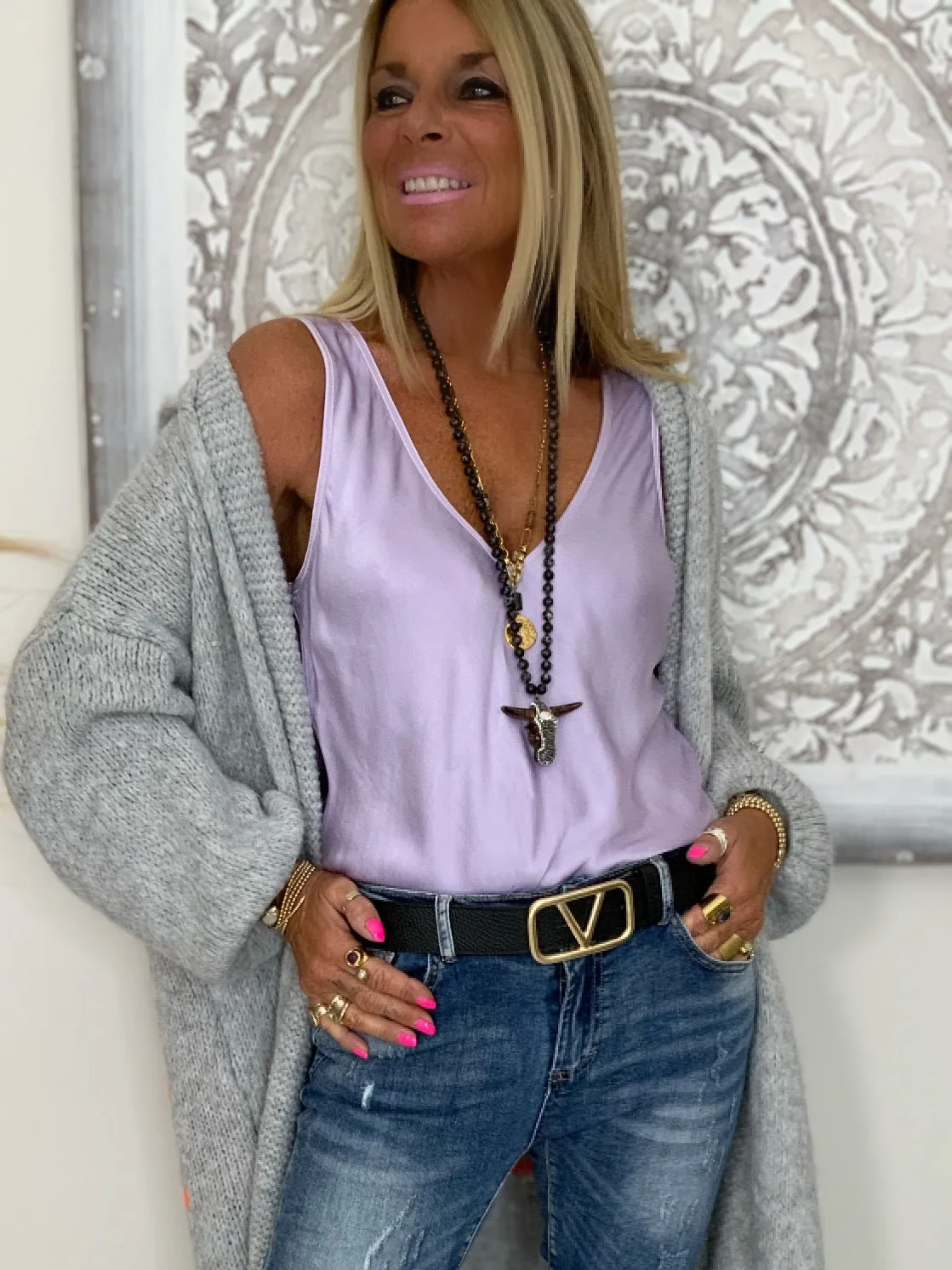 Satin Vest Top