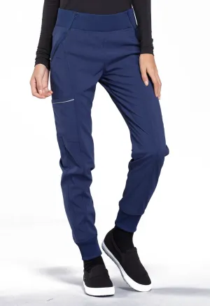 Scrub Pants - Cherokee Infinity Women's Mid Rise Jogger - Navy, CK110A