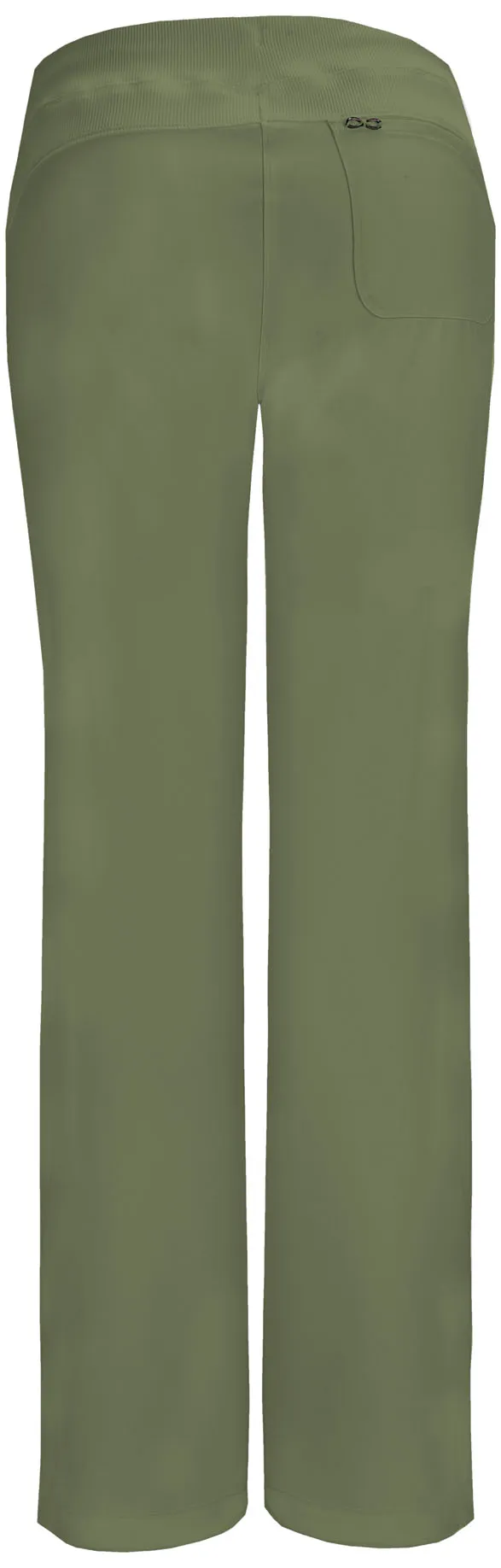 Scrub Pants - Cherokee Infinity Women's Straight Leg Drawstring Pant - Olive, 1123A