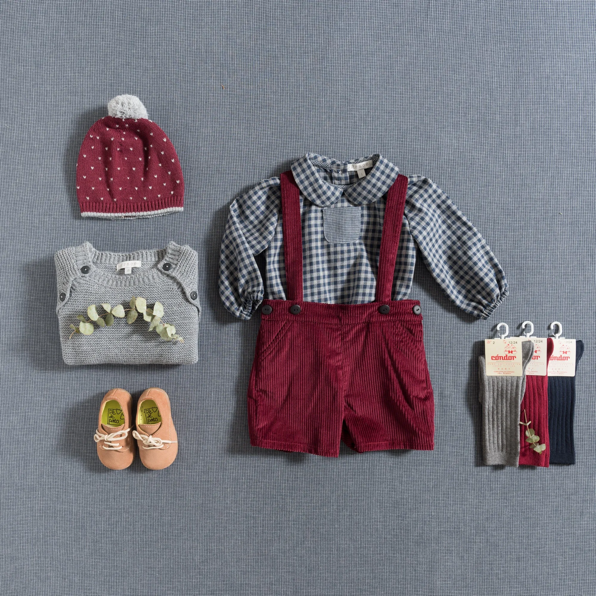 SHORTS / GRANATE CORDUROY
