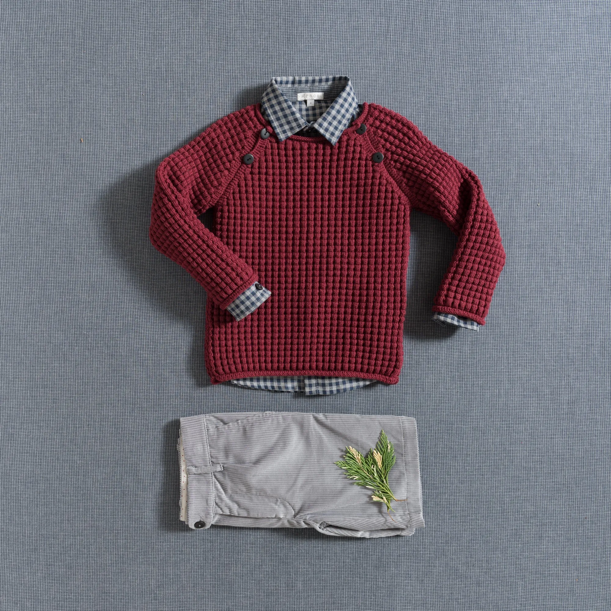 SHORTS / GREY CORDUROY