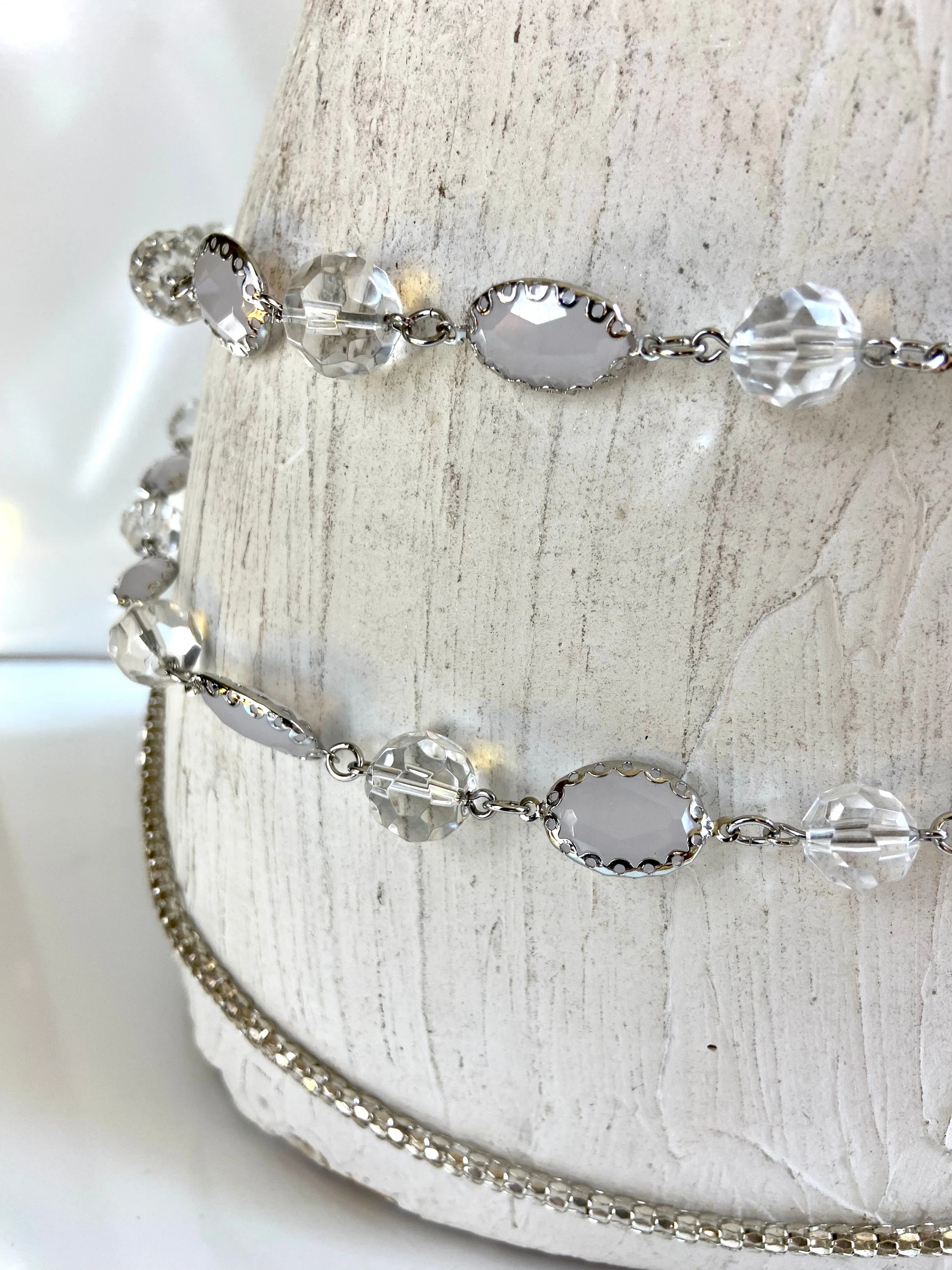Soft look layered belt