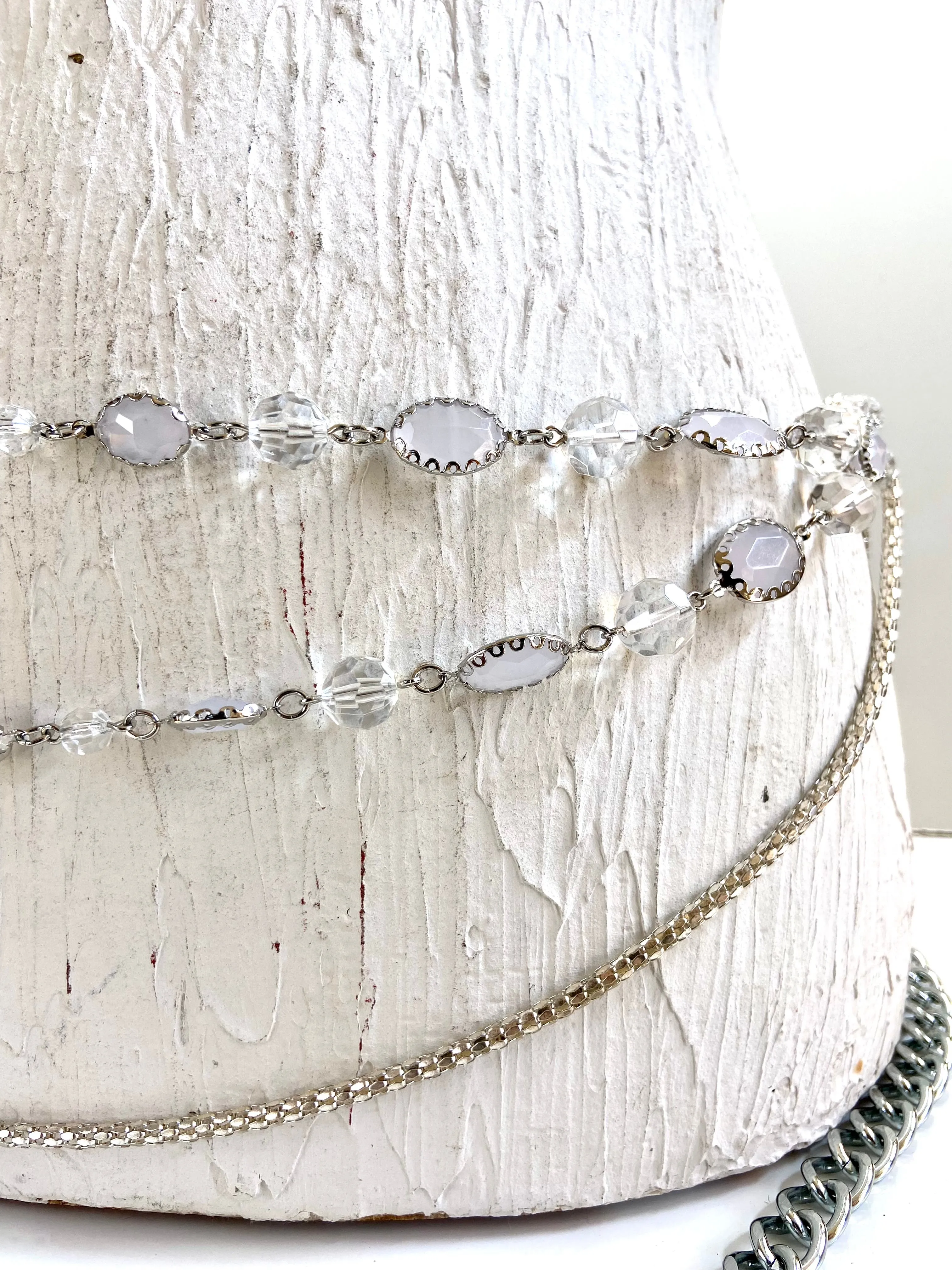 Soft look layered belt