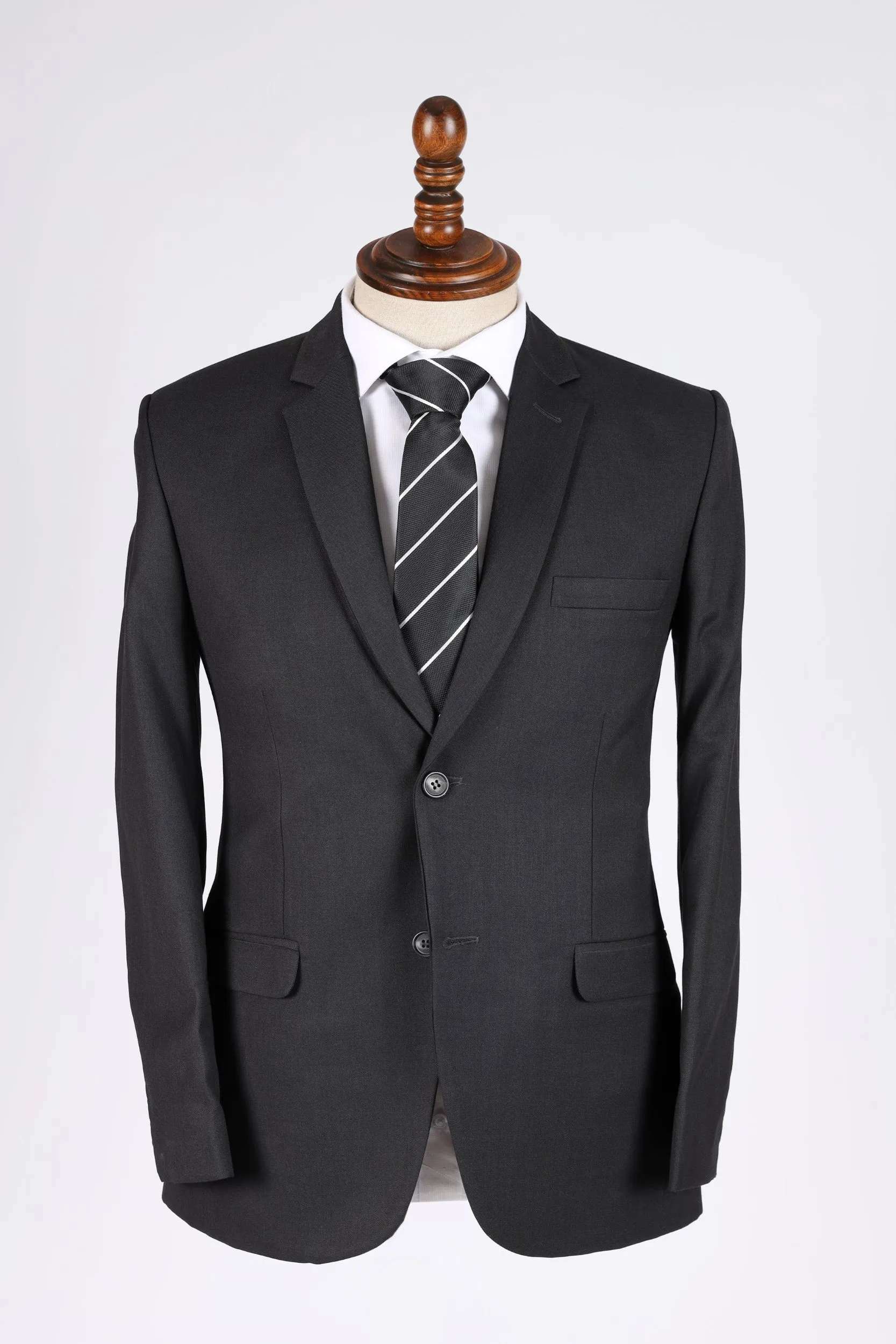 SOLID  SLIM FIT 2-PCS SUIT
