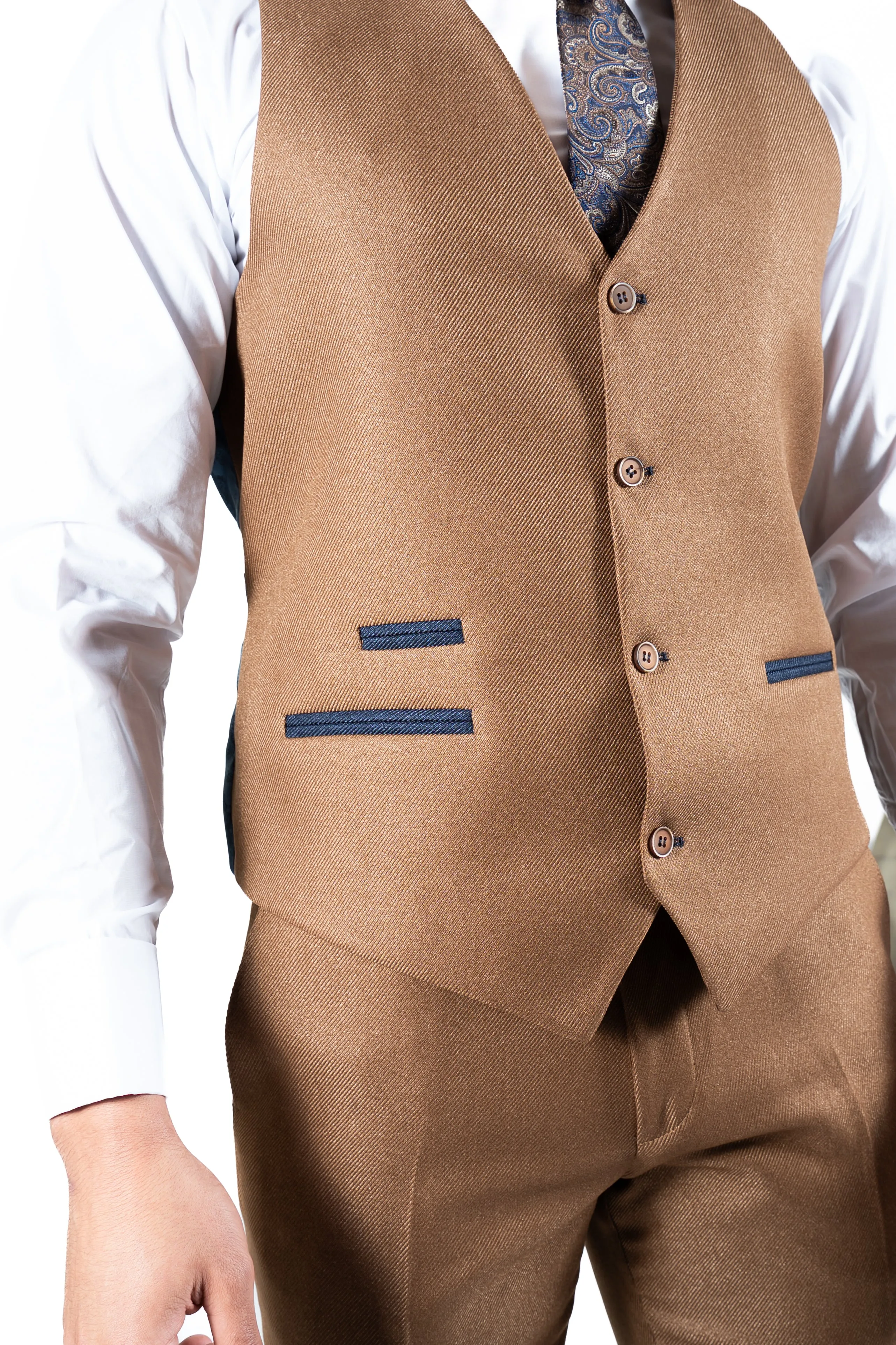 Spectre Tan Waistcoat