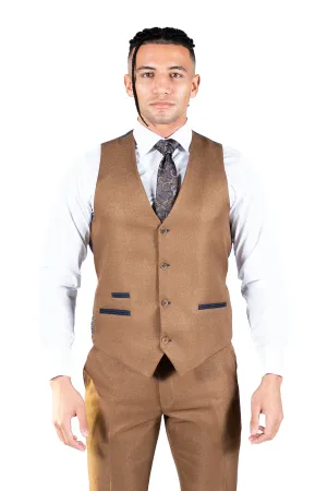 Spectre Tan Waistcoat