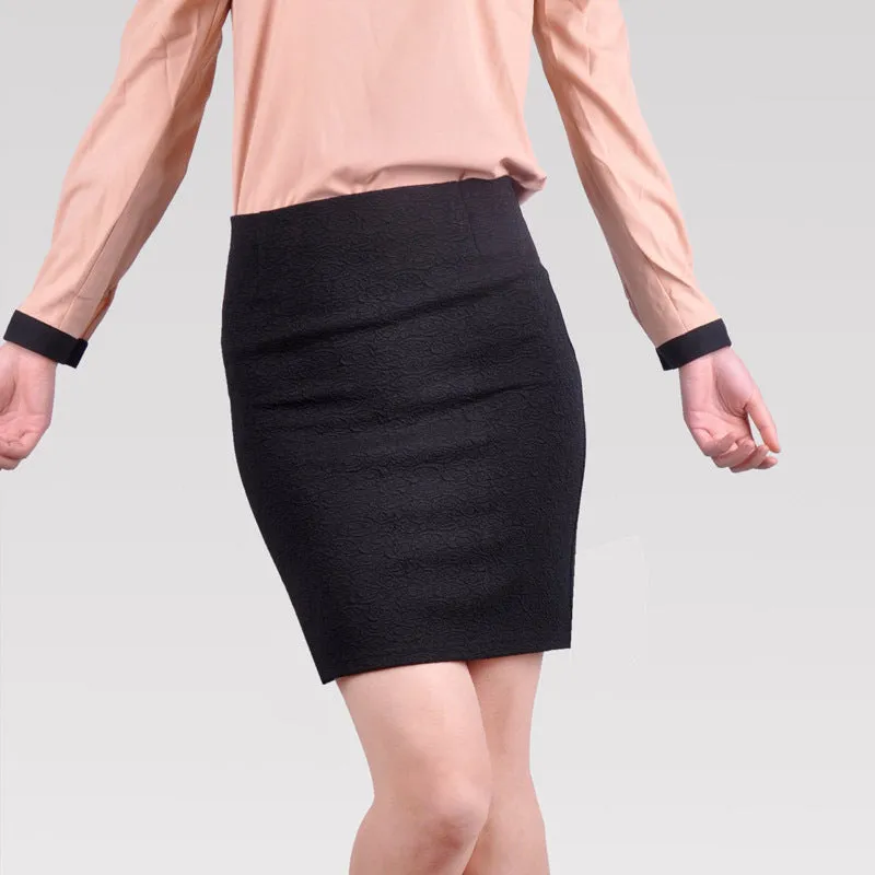 Stretchable Plus Size OL Skirt Slim Look Women Skirt