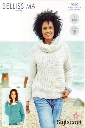 Stylecraft Bellissima Chunky Pattern 9690 - Sweaters