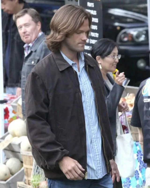 Supernatural Sam Winchester Brown Bomber Jacket