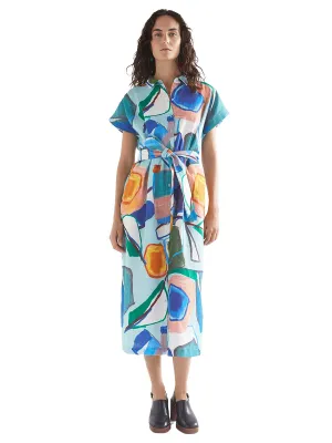 Tilko Shirt Dress - Sun Print