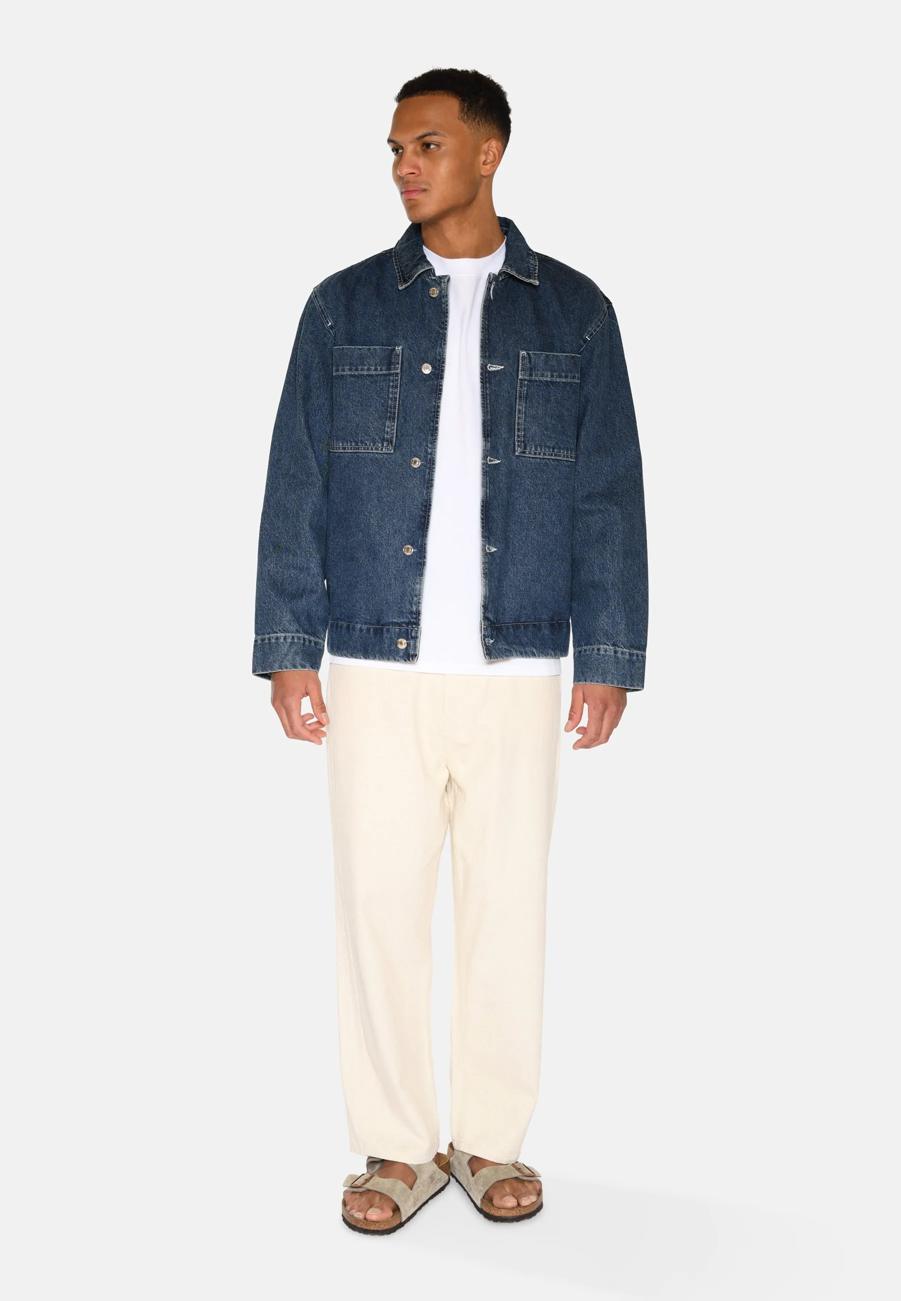 Trent denim jacket 4198 - Blue Ashes