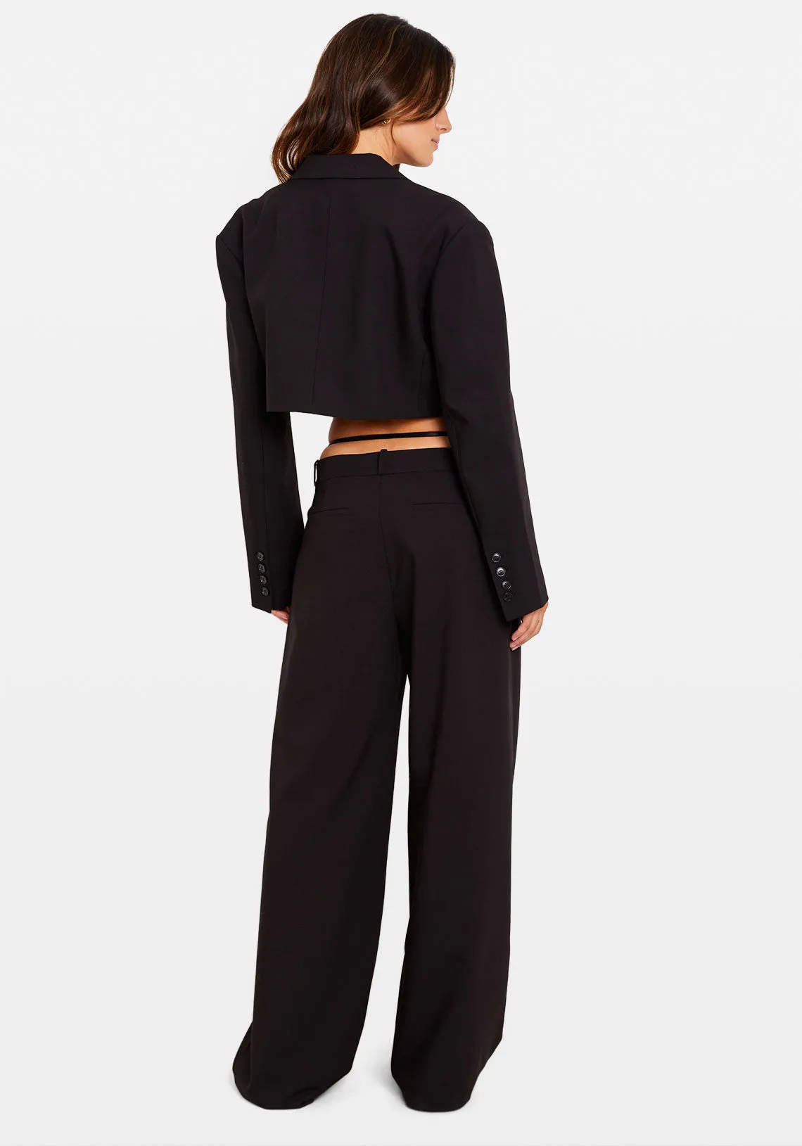TRINITY LOW RISE PANT BLACK