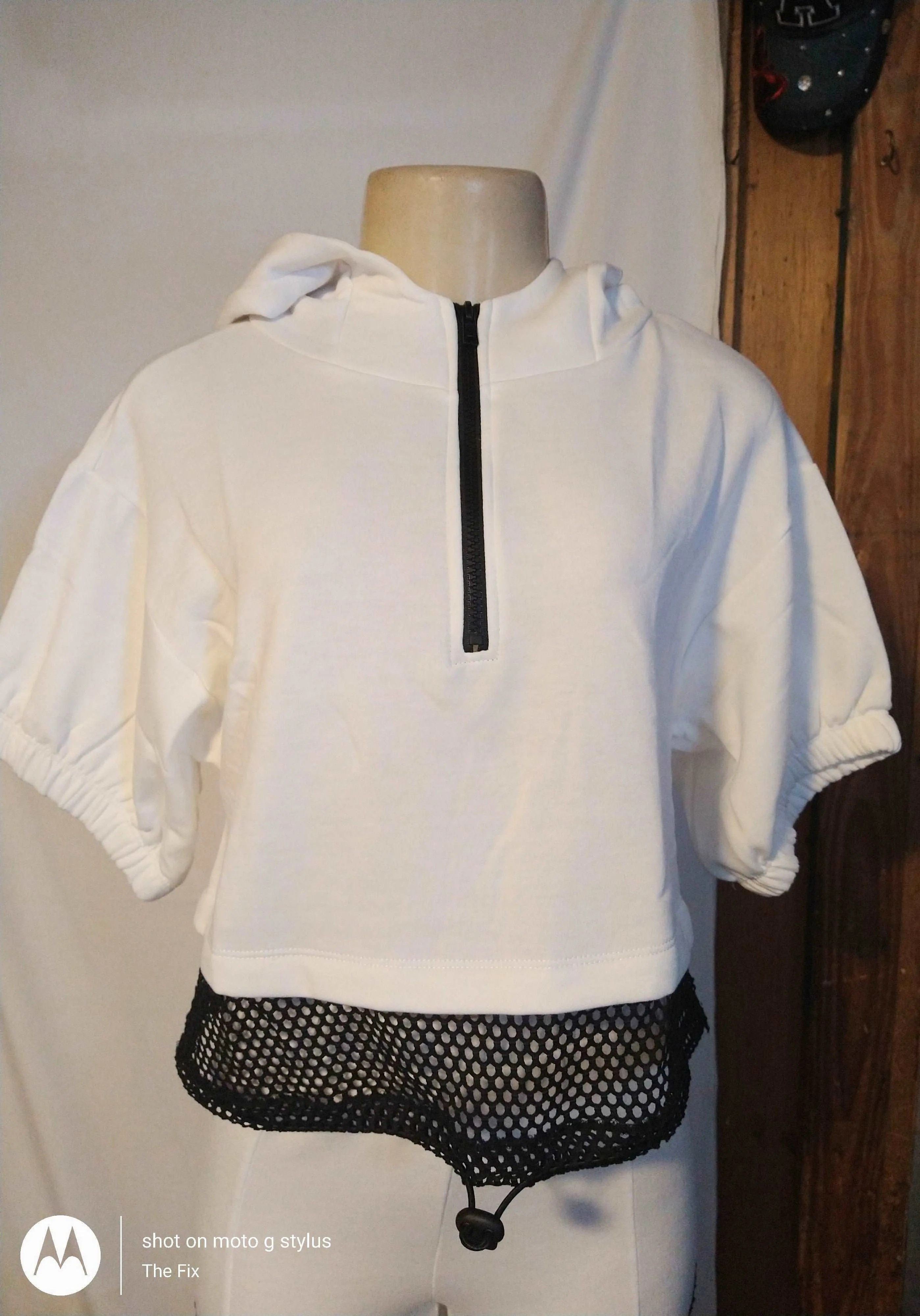 Women's Black and White Pants Suit