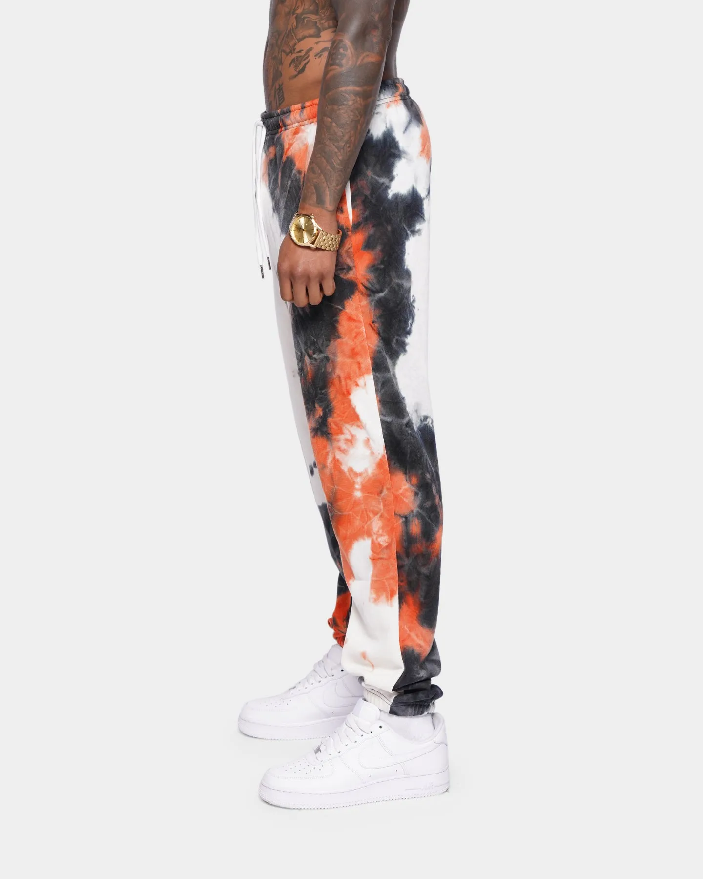 XXIII Vadim Tie Dye Track Pants Orange/Black