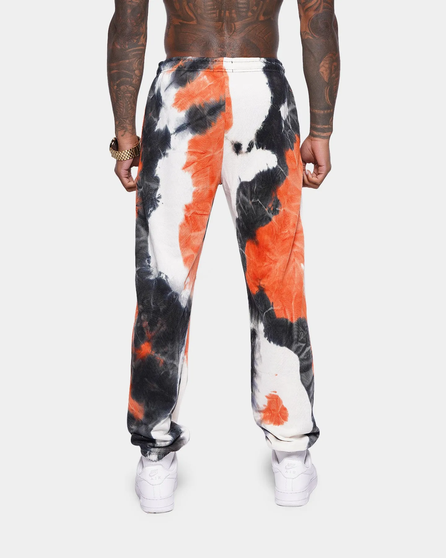 XXIII Vadim Tie Dye Track Pants Orange/Black