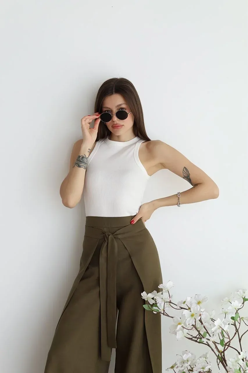 Zelena™- Wide Linen Pants